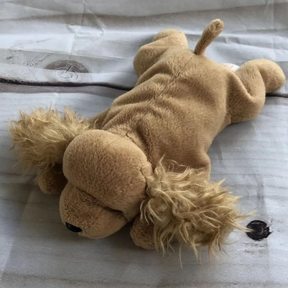 Ty Beanie Baby Spunky the‎ Cocker Spaniel Dog Puppy 1997 Plush Stuffed Animal
